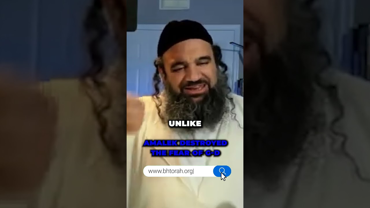 Amalek Destroyed the Fear of God #Torah #OrthodoxJudaism #RabbiYaronReuven #Judaism