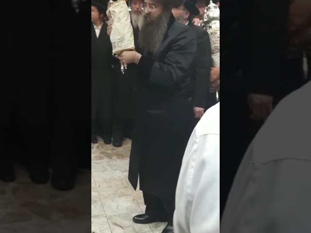 Hachnosas Sefer Torah in Sadigura Yerushalayim