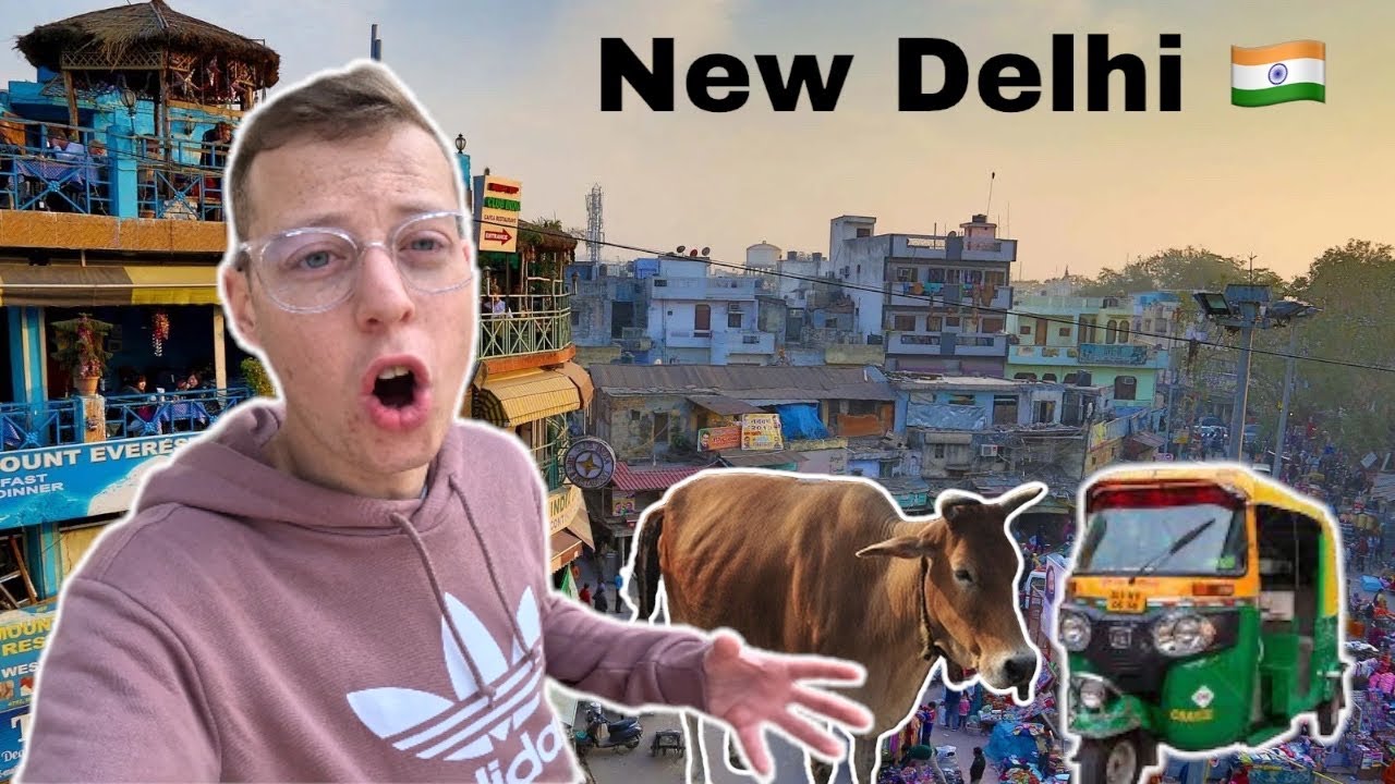 my first time in New Delhi India 🇮🇳 the most CHAOTIC CITY in the world !
