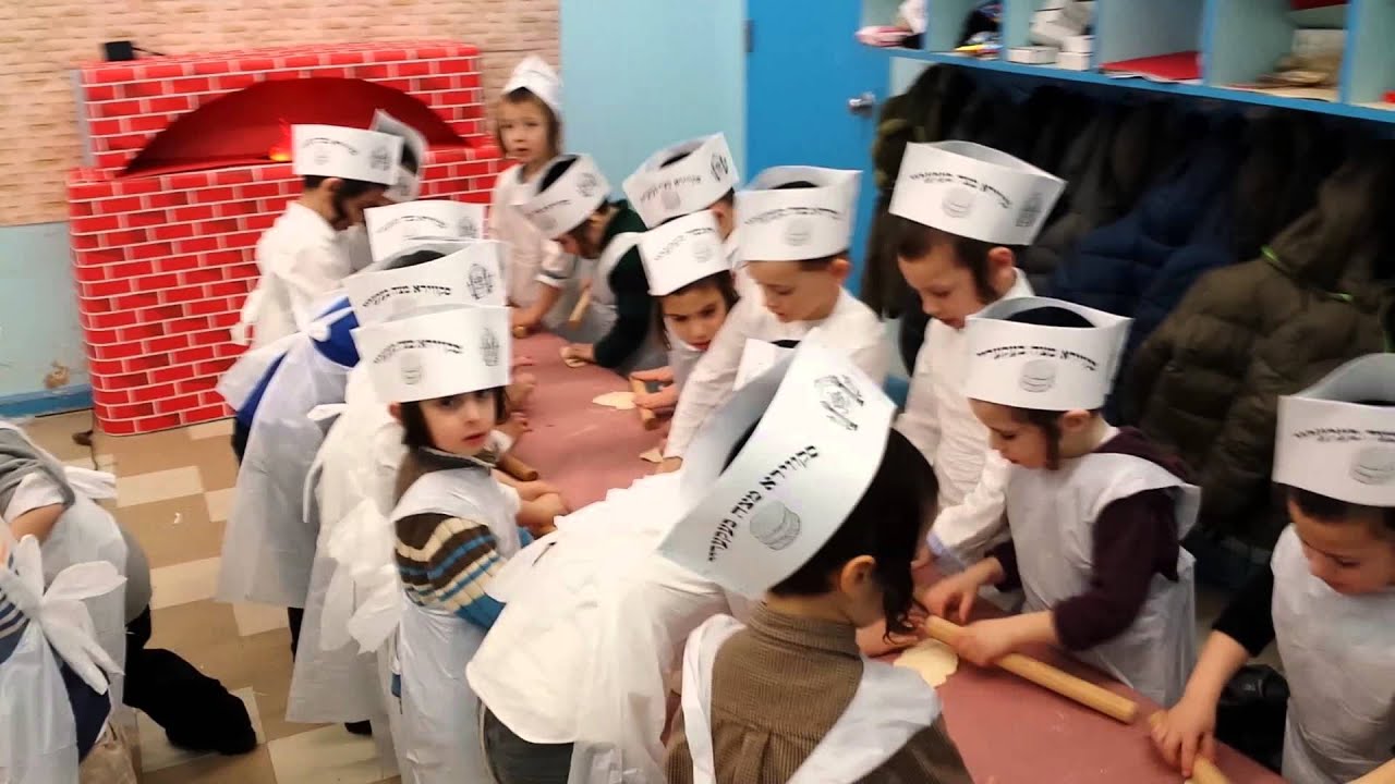 Baking Matzohs in a Brooklyn Kindergaten