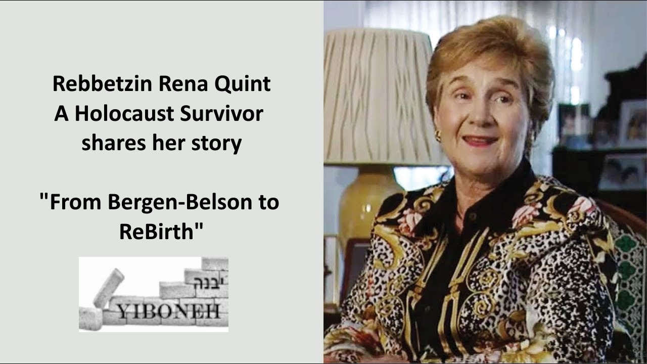 EXCULSIVE: Tisha B'Av From Bergen-Belson to Rebirth with Holocaust Survivor Rena Quint