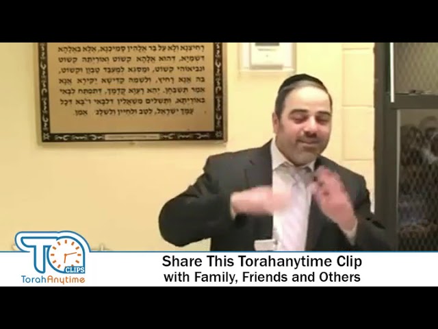 He has Faith in you -  R. Boaz Bardea - TorahAnytime.com
