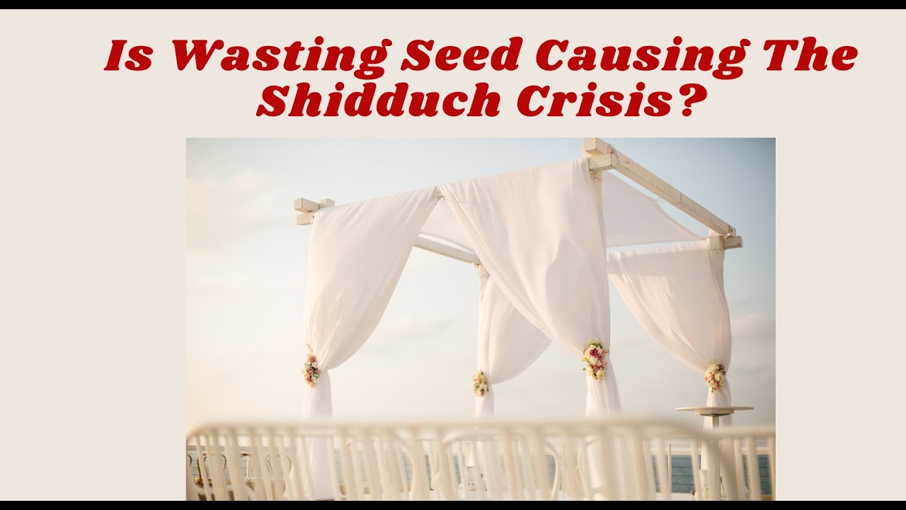 Is Wasting Seed Causing The Shidduch Crisis?