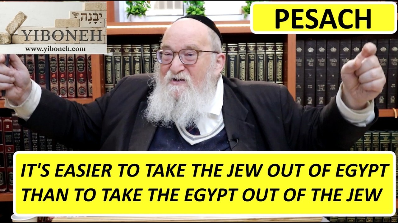Rav Yitzchak Breitowitz: It's Easier to Take The Jew Out of Egypt than to Take Egypt Out of the Jew