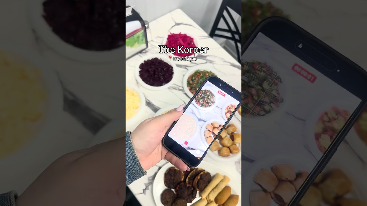 📍 The Korner – OU Kosher certified Middle Eastern comfort food you have to try in Brooklyn.