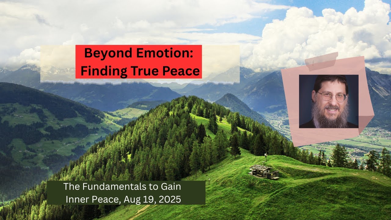 Beyond Emotion: Finding True Peace, Inner Peace with Coach Menachem