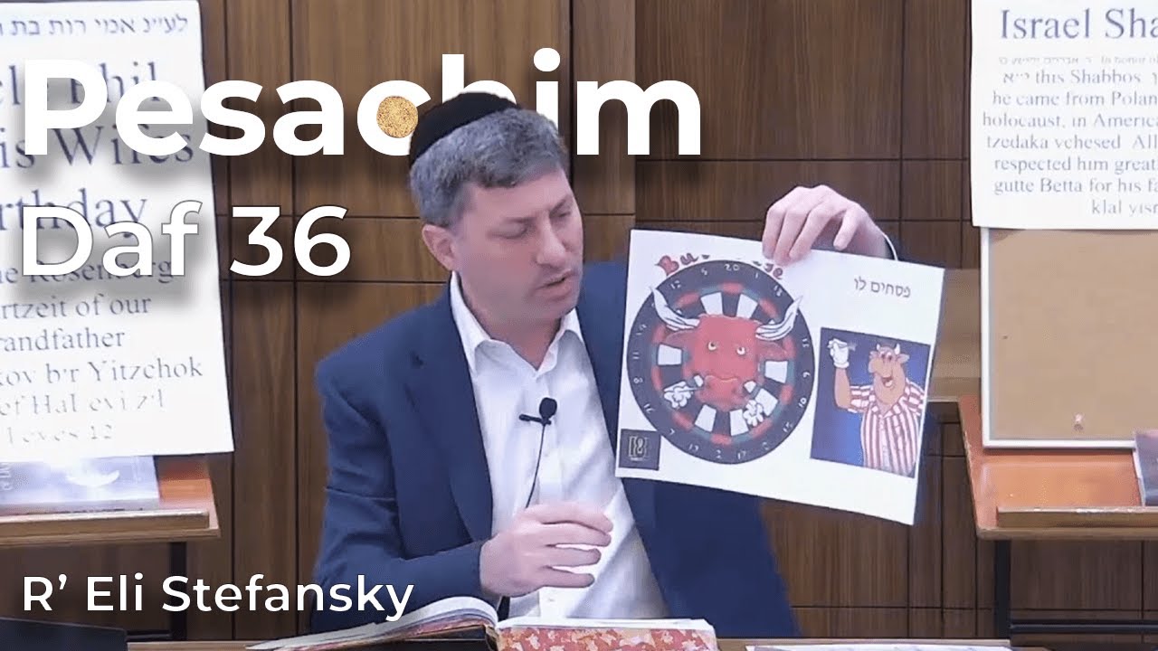 Daf Yomi Pesachim Daf 36 by R’ Eli Stefansky