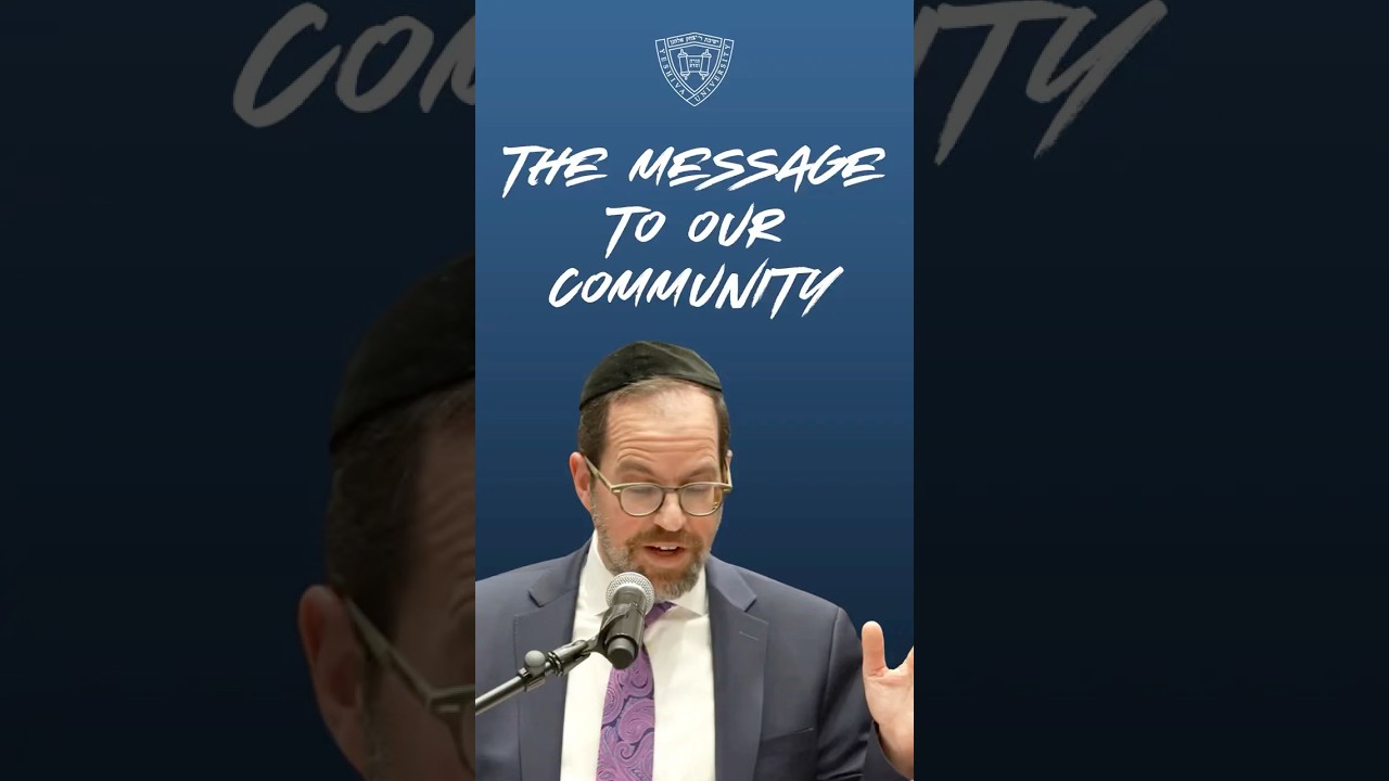The Message to our Community