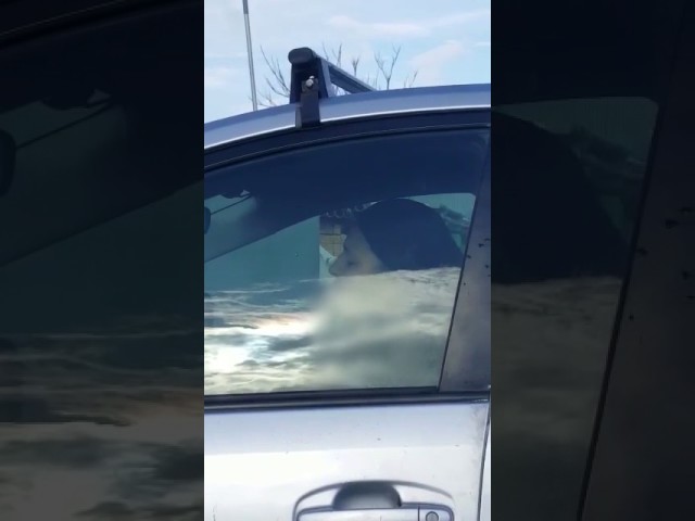 Sleeping Jerusalem driver (police spokesman via Media Resource Group)