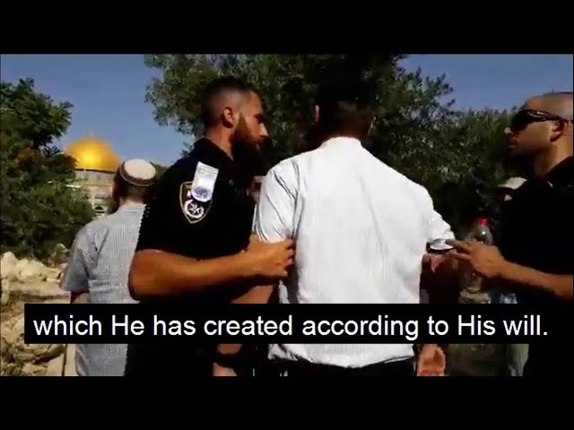 SHOCKING: Ari Abramowitz Forcefully Silenced and Arrested on the Temple Mount for Saying Kaddish