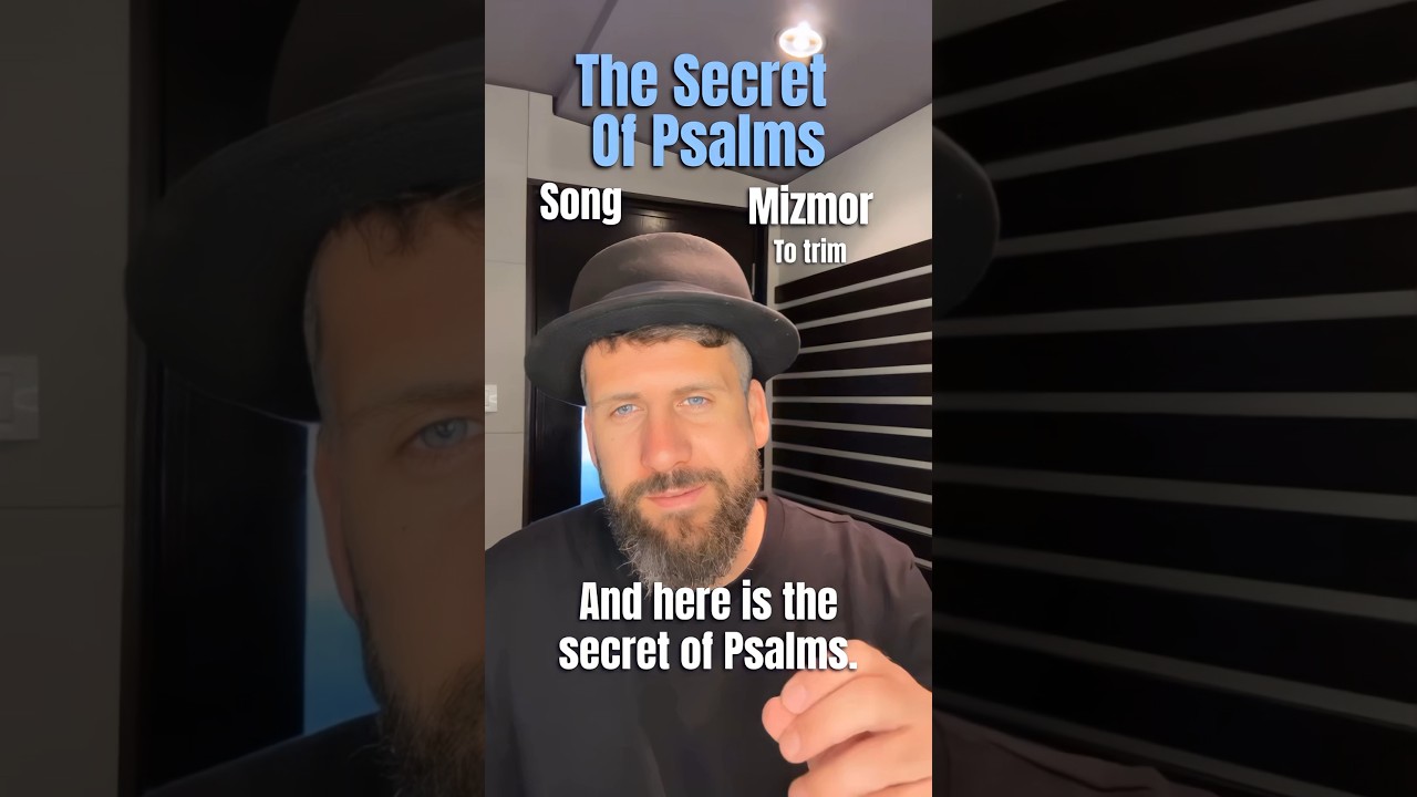 ‏A secret of Psalms in Hebrew - Mizmor or A song #worship #psalms #hebrew #bibleverse #biblestudy