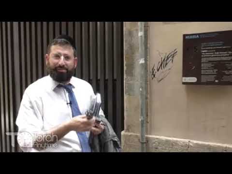 Journey to Spain 2023: Barcelona - The Plaque Opposite the Street of Rebbi Shlomo Ben Aderes