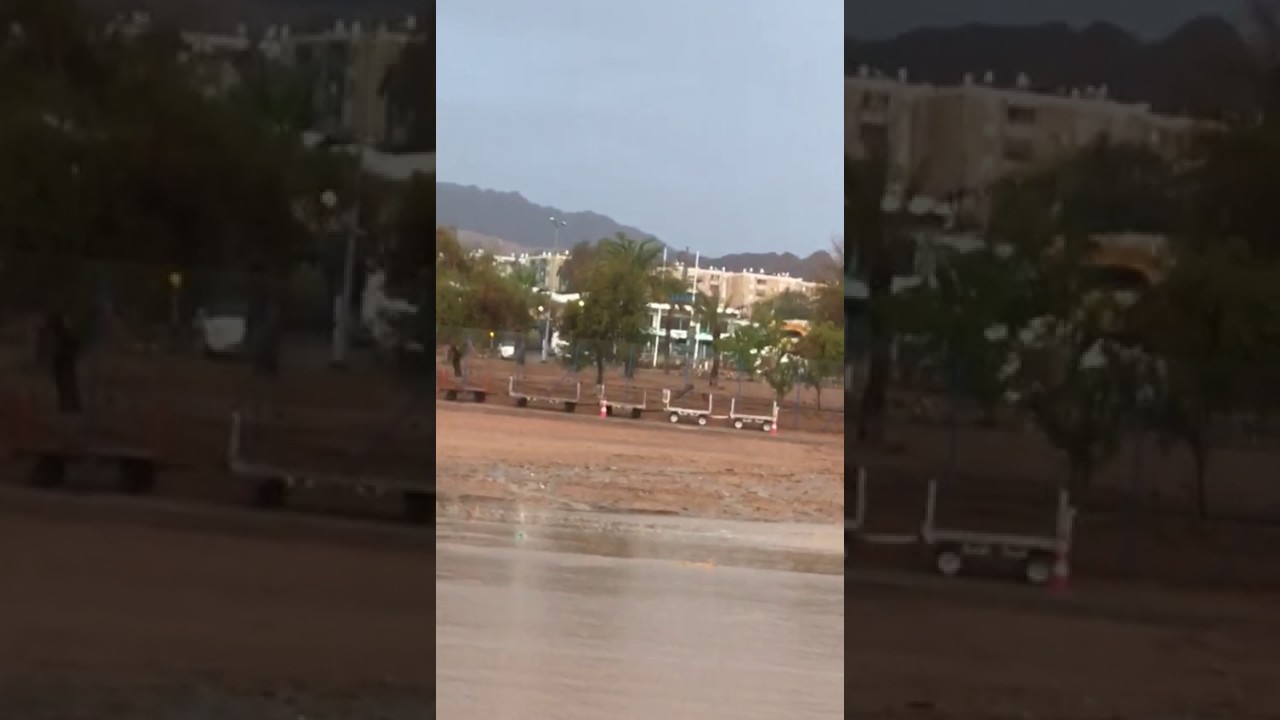 Eilat flooding 1 (Airport Authority)