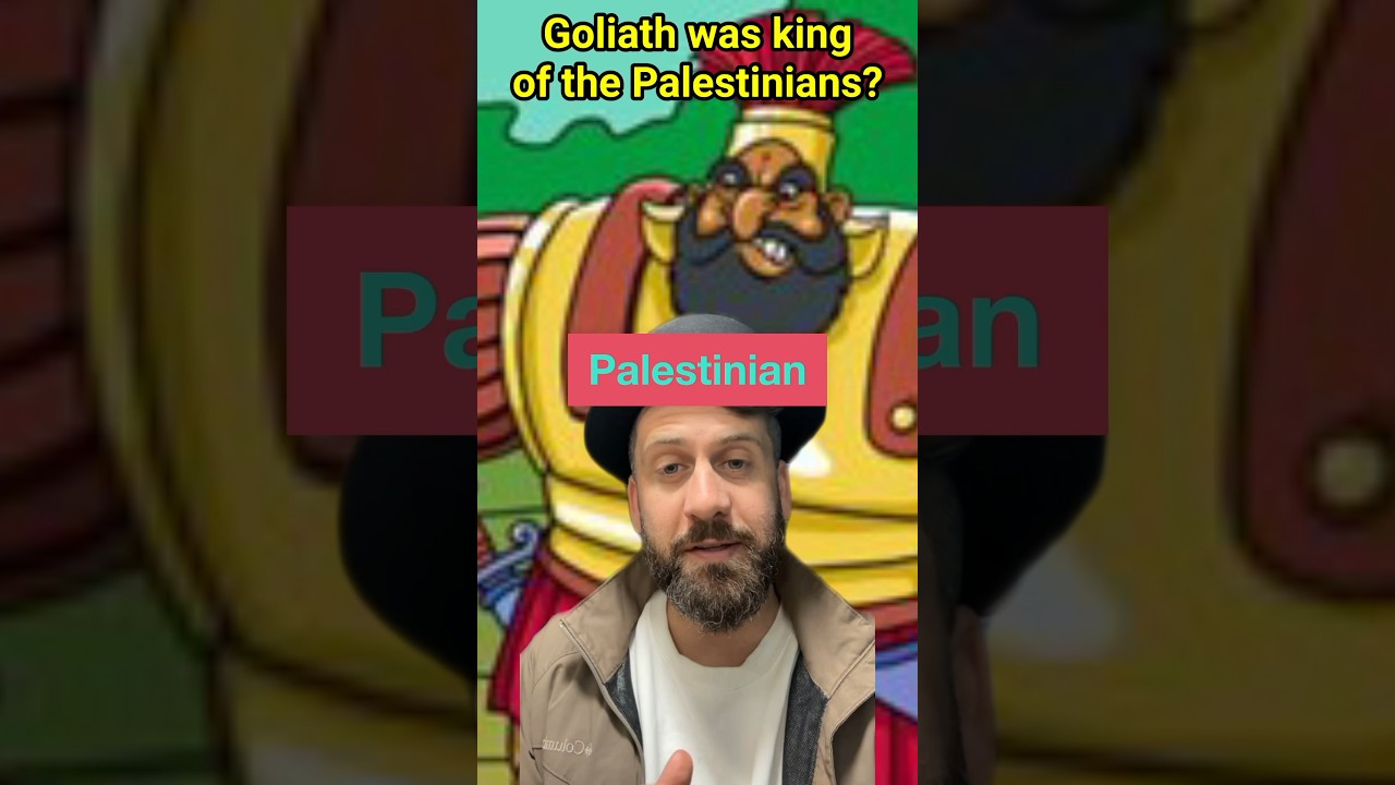 Goliath was king of the Palestinians? 🤣 #bible #pslestine #israel #worship