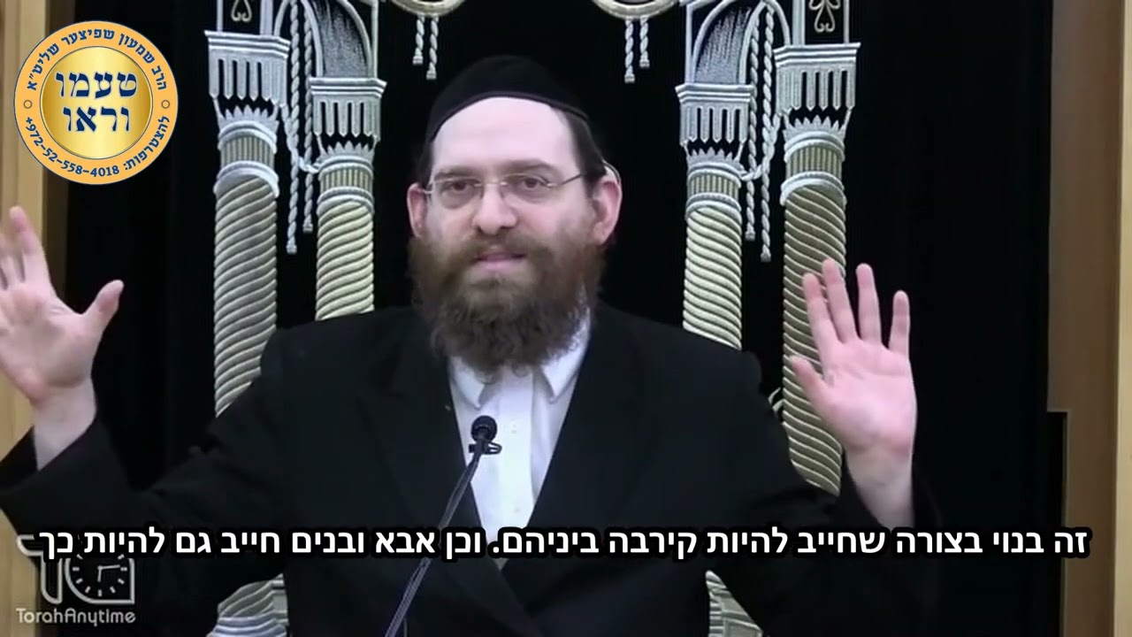 טעימה #407 - הרב שמעון שפיצר - תתייחס אליו