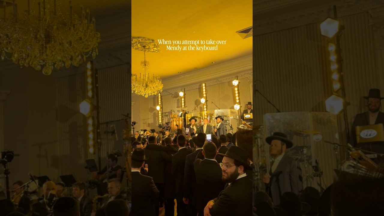 We’re in this together 🤝 #mendyhband #mendyhershkowitzband #jewishmusic #jewishband #bandleader