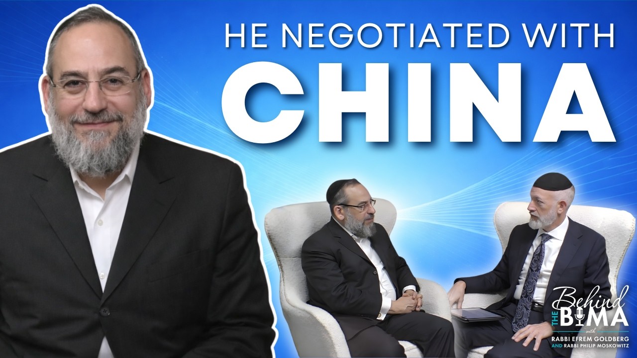 The Chinese-Speaking Chassid Who Worked for the Treasury | Mitchell Silk | Behind the Bima #194