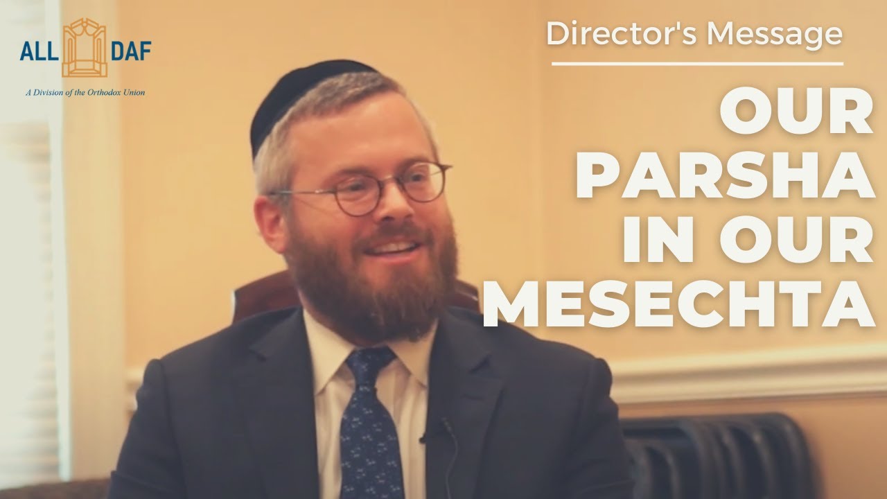 Our Parsha in Our Mesechta - 04.23.21