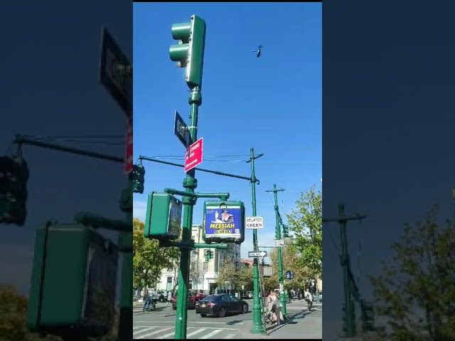NYPD Helicopter Searches for Shooters in Crown Heights