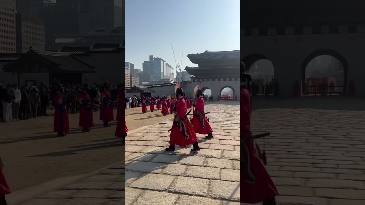 Gyeonbokgung palace guards #Gyeonbokgung #shorts #guards