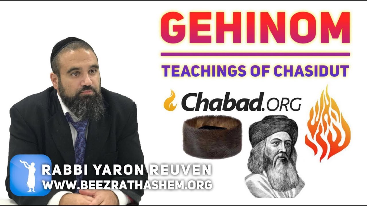 GEHINOM Teachings of CHASIDUT (BAAL SHEMTOV, CHABAD, BRESLEV, ETC)