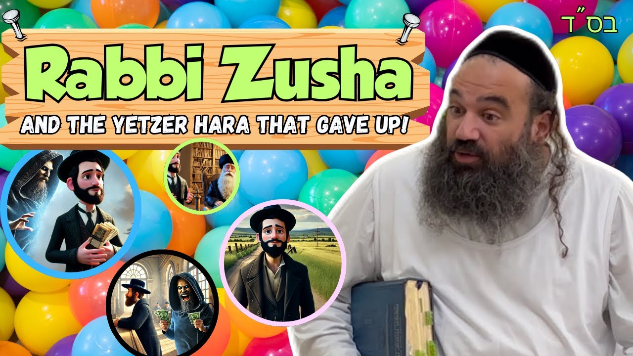 Rabbi Zusha of Anipoli | How Do You Scare The Big Bad Yetzer HaRa | TORAH FOR KIDS AI