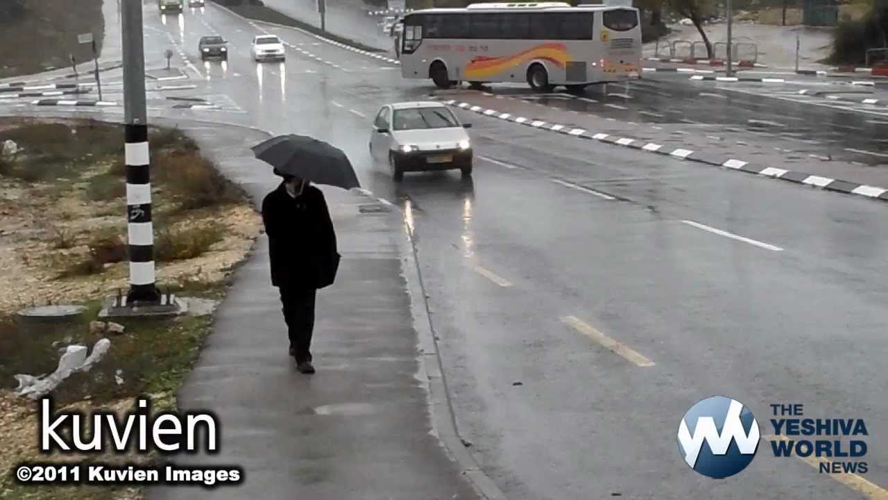 Rain in Eretz Yisroel - Chanuakah 5772 / 2011 גשם בארץ ישראל - חנוכה