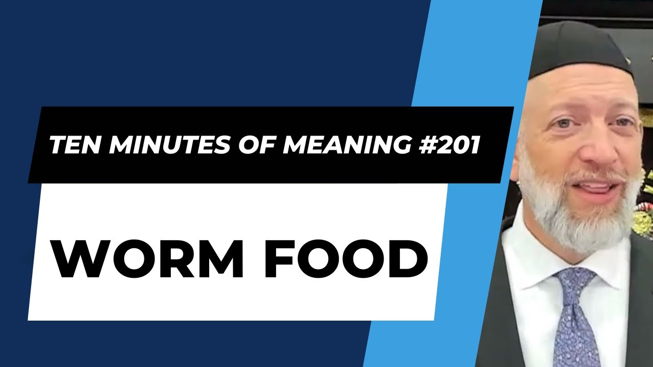 Ten Minutes of Meaning (Part 201): Worm Food - Mesillas Yesharim