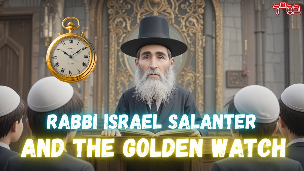 RABBI ISRAEL SALANTER - The Gold Watch and the Power of Bitachon! ⌚✨ | TORAH FOR KIDS AI