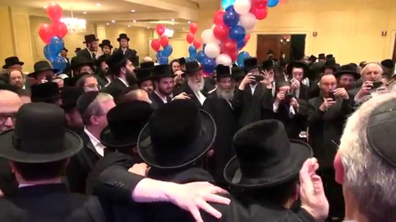 Joyous Celebration at Assemblyman Dov Hikinds Grand Entrance to Victory Party