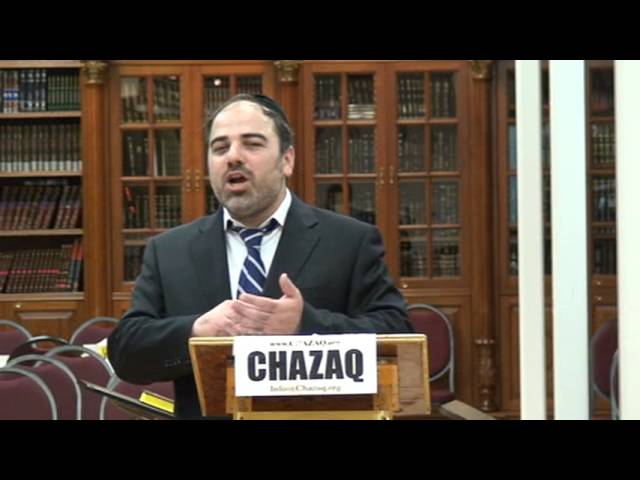 Rabbi Boaz Bardea speaking for CHAZAQ on "What we can Do to Rebuild the Bet Hamikdash"