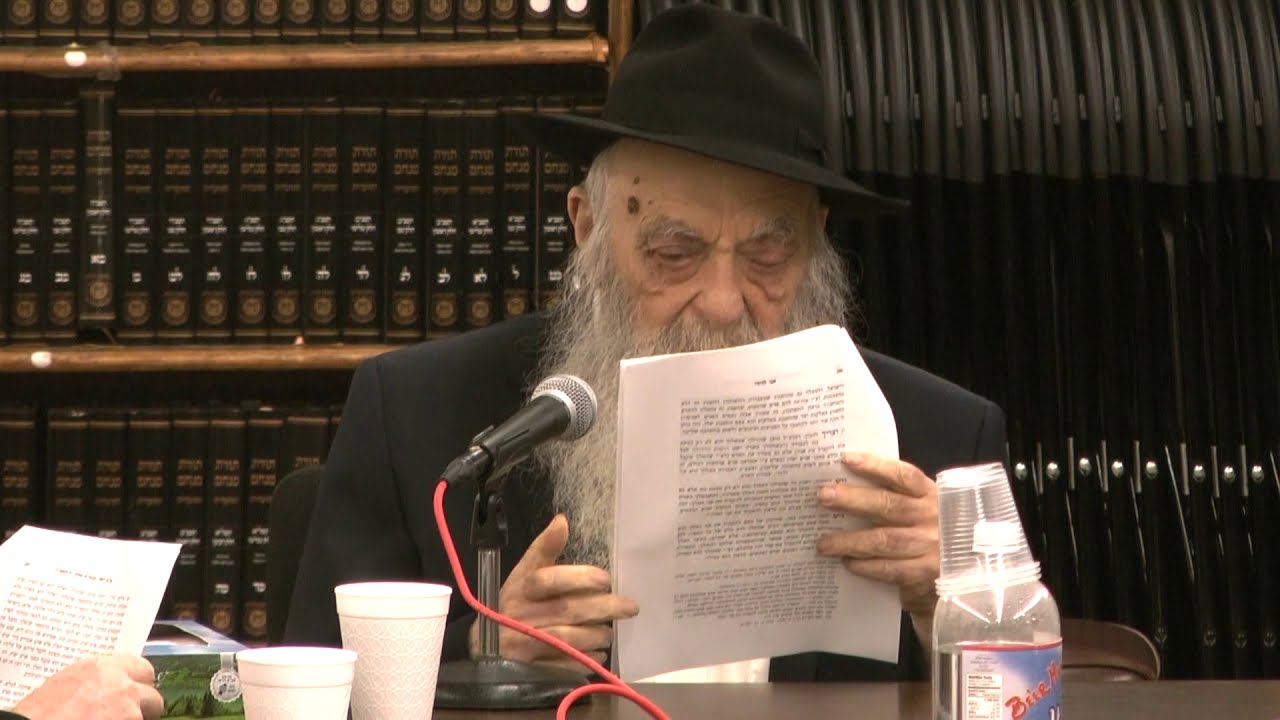 שיעור בענין מלך בשדה בחודש אלול הרב יואל כהן שנת תשע"ט