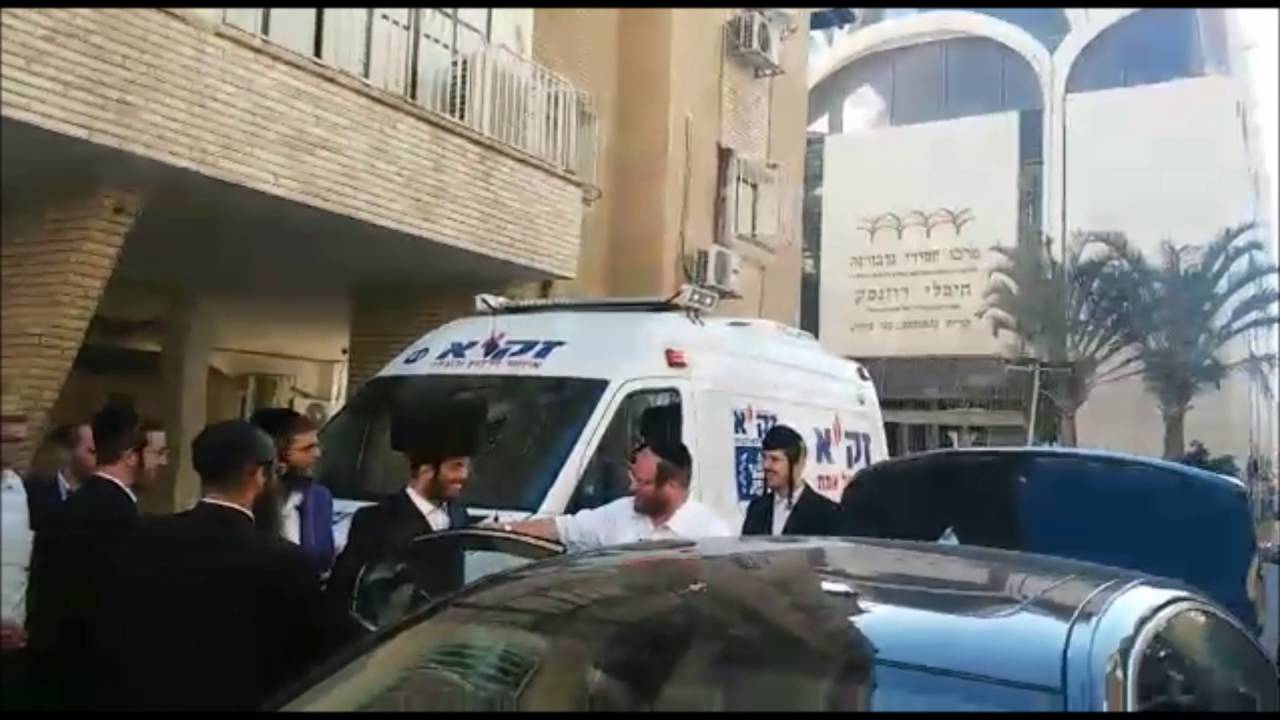 ZAKA Takes Niftar To Kevura - As Volunteer Is Escorted To His Chupa