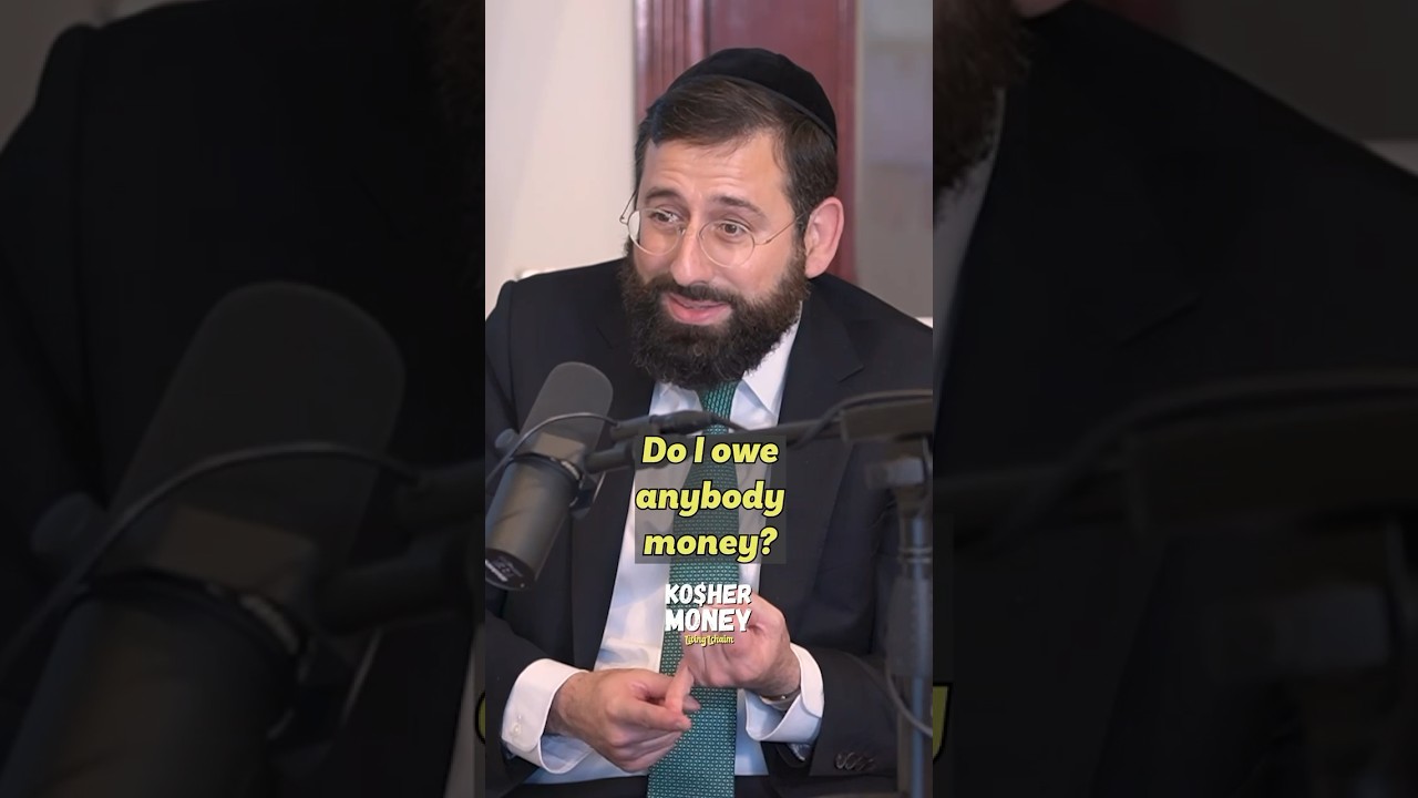 KOSHER MONEY: Do You Owe Money Before Yom Kippur? #Shorts #Jewishculture #Rabbi #Rabbiglatstein