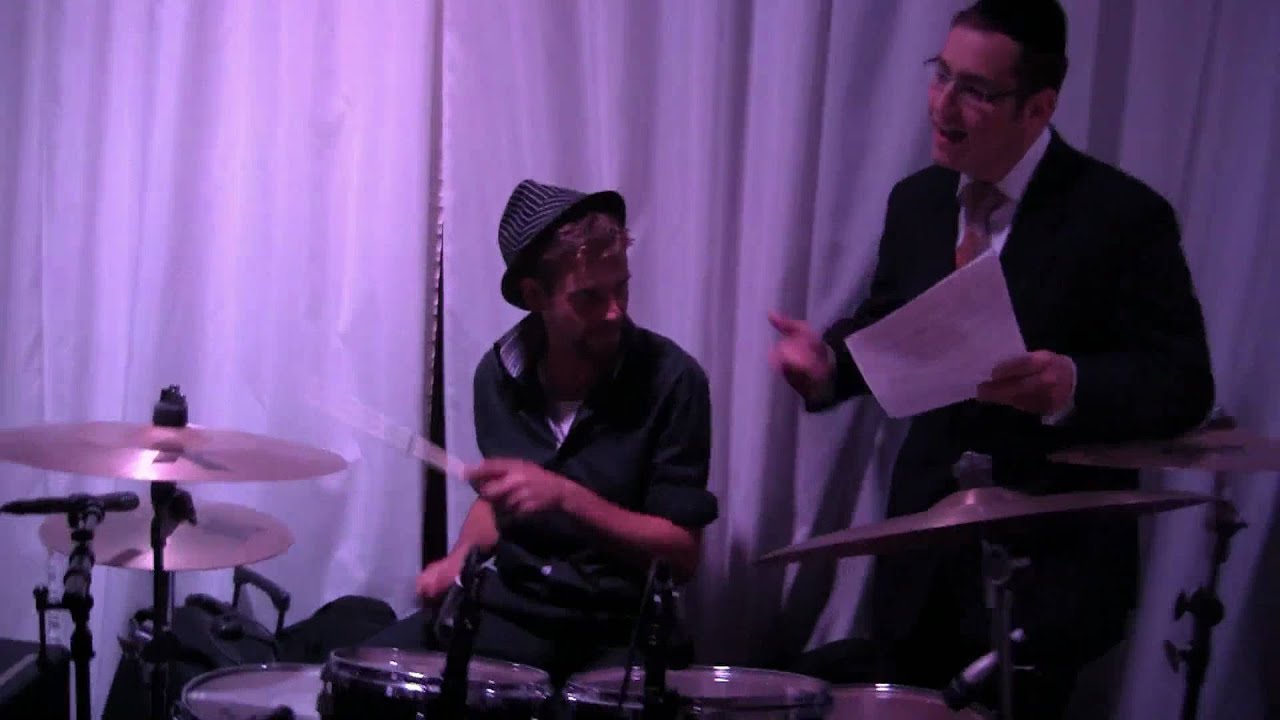 Rehearsel For Dovid Gabay's New Song  B'simcha Tomid And Audio Sample From CD