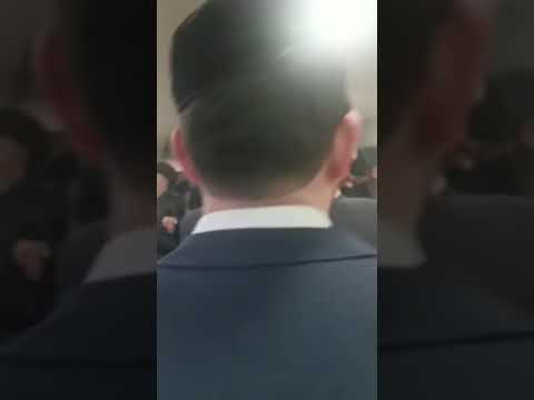 Sheva Brochos of Karliner Rebbe's Einikel Attended By R' Chaim Meir Hager of Viznitz - Adar II 5782