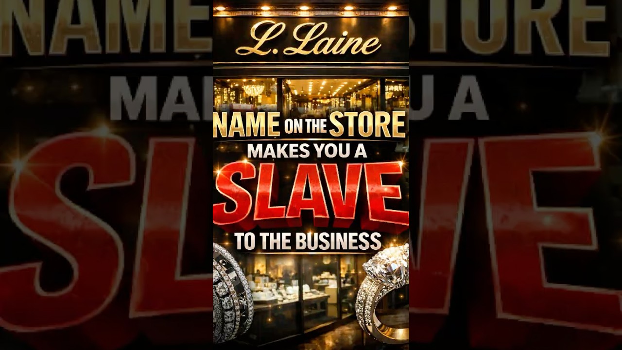 "When your name is on the jewelry store… the business owns YOU." 💎#businesstips #jeweler #store