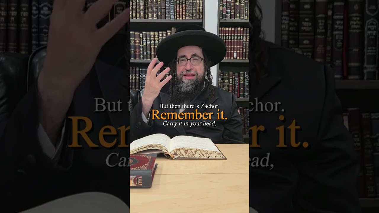 Shamor and Zachor The Two Sides of the Sabbath #Sabbath #TorahWisdom #SpiritualConsciousness #shorts