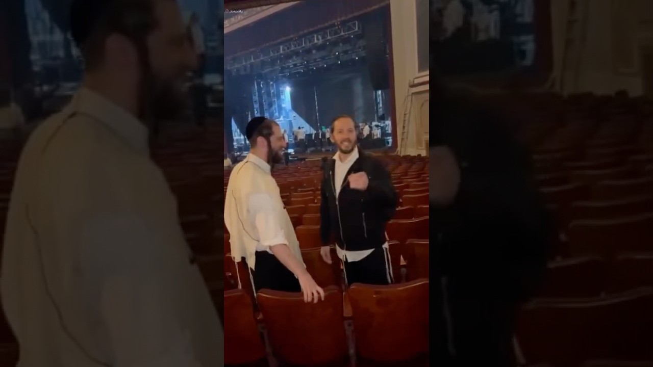 Shloime Gertner & Moishy Kraus Getting Ready For Chiddish Nachas Concert! #ShloimeGertner #Concert