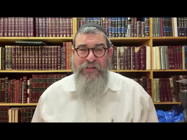 Mamer D"H Lihavin Inyan Hilula DiRaShbI 5735, Class Four , Rabbi Yossi Paltiel 5783