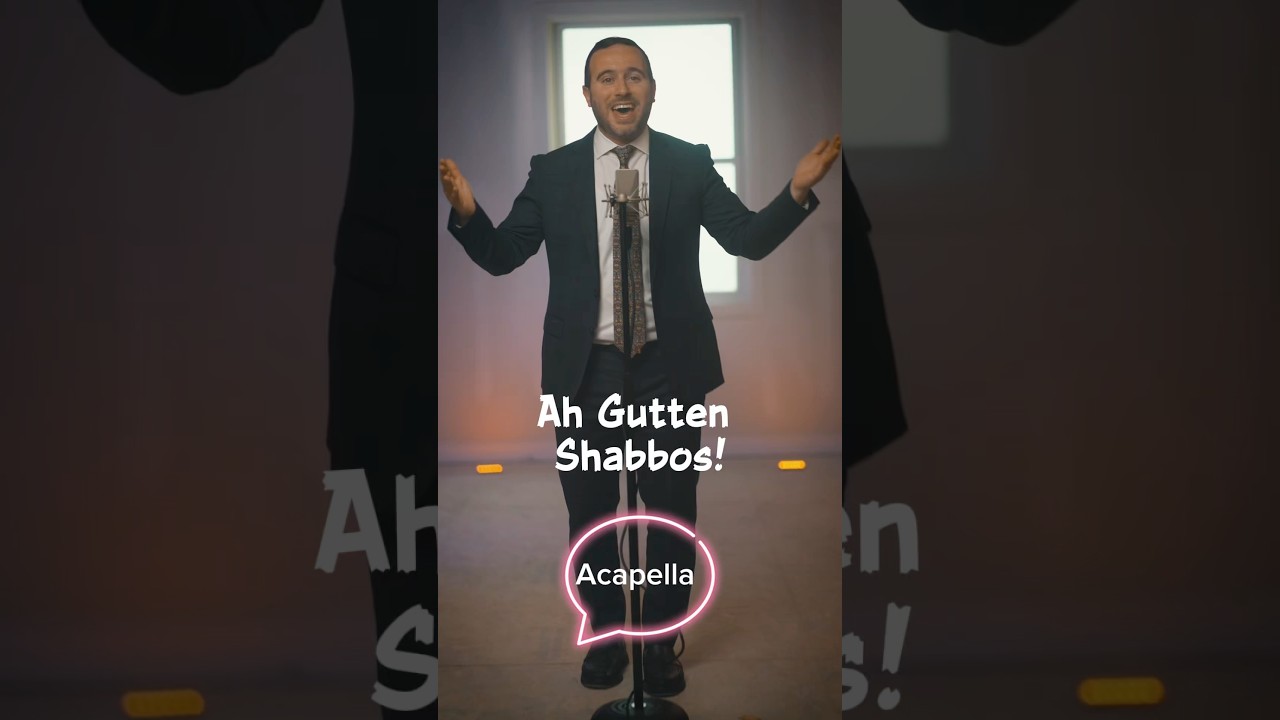 🎶 Ah Gutten Shabbos – A Cappella Vibes Only!✨Perfect way to welcome Shabbos! #jewishmusic #acapella