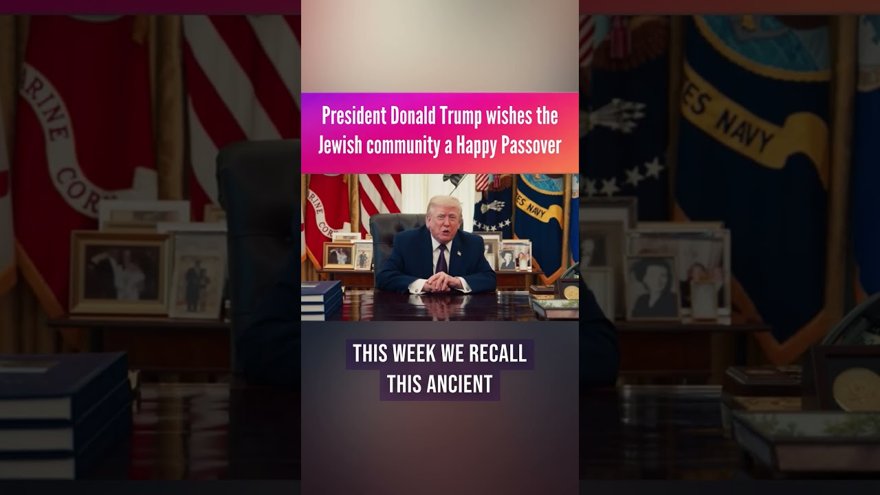 President Trump Passover Wishes #passover #pesach #trump #jewishhiday #jewish #donaldtrump