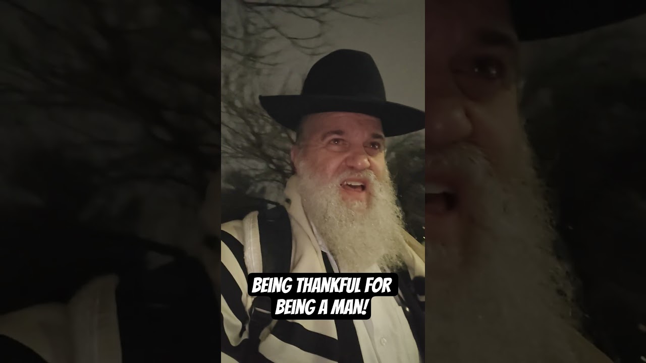 Being thankful for being a man!