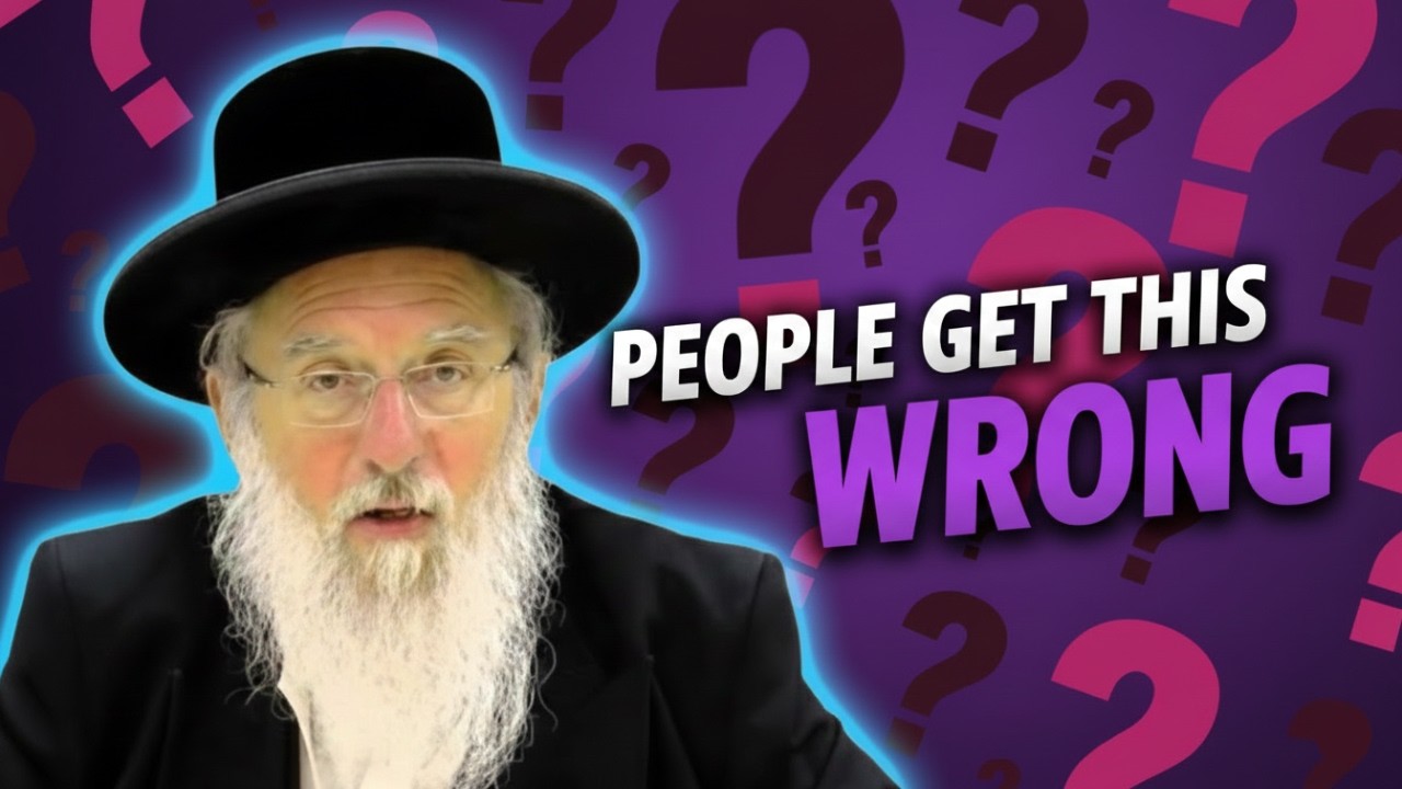 What the Torah Really Says About Moral Responsibility - Rabbi Dovid Gottleib