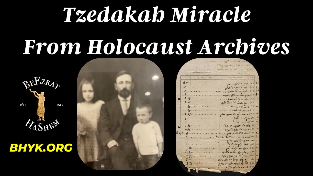 DAVORAH Tzedakah Miracle From Holocaust Archives Testimonial