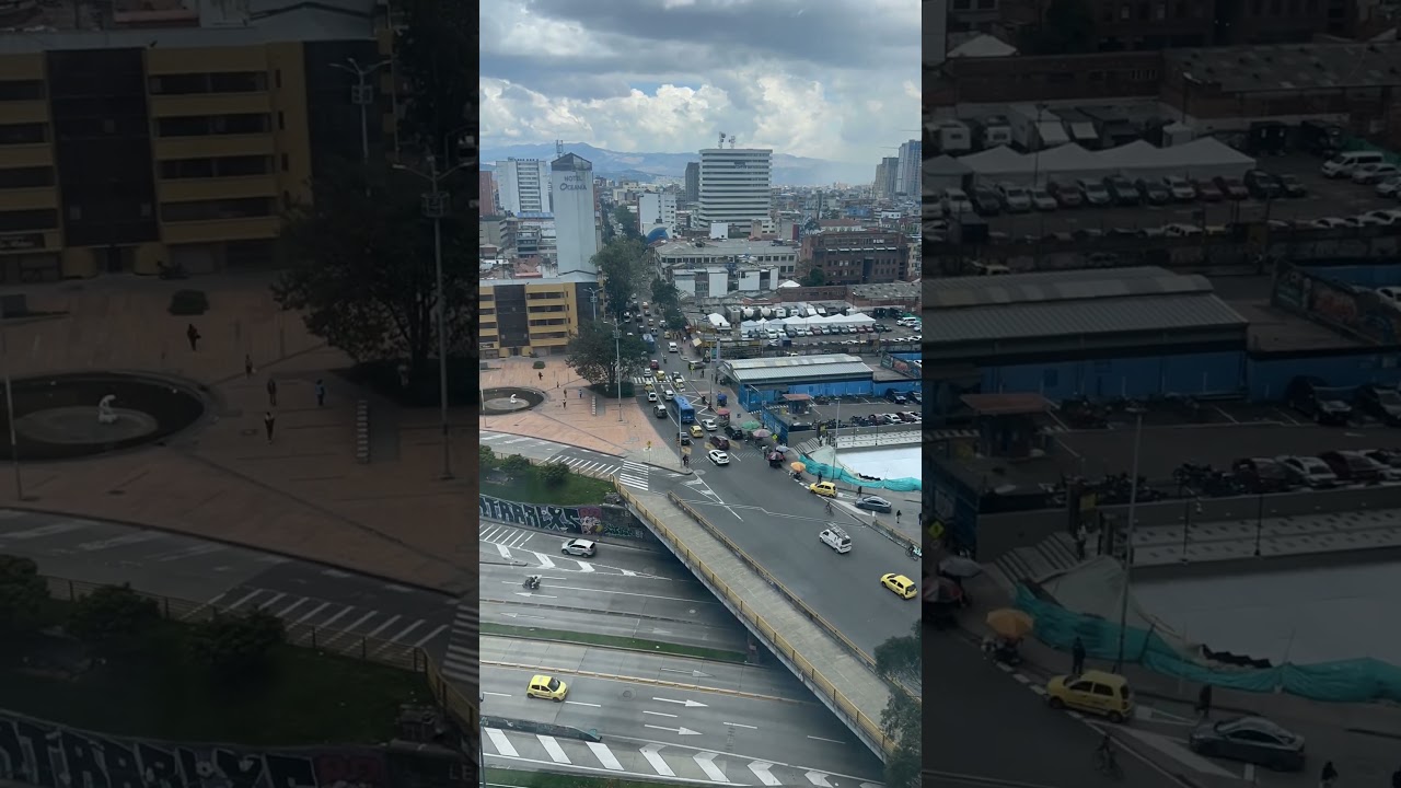 Bogotá city Timelapse #shorts #travel #bogotá #morning #timelapse