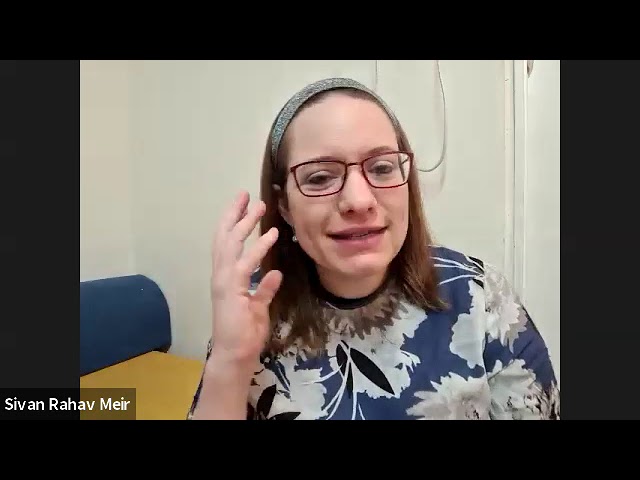 Mrs. Sivan Rahav-Meir: Corona, Israel, America: Receiving the Torah 2020
