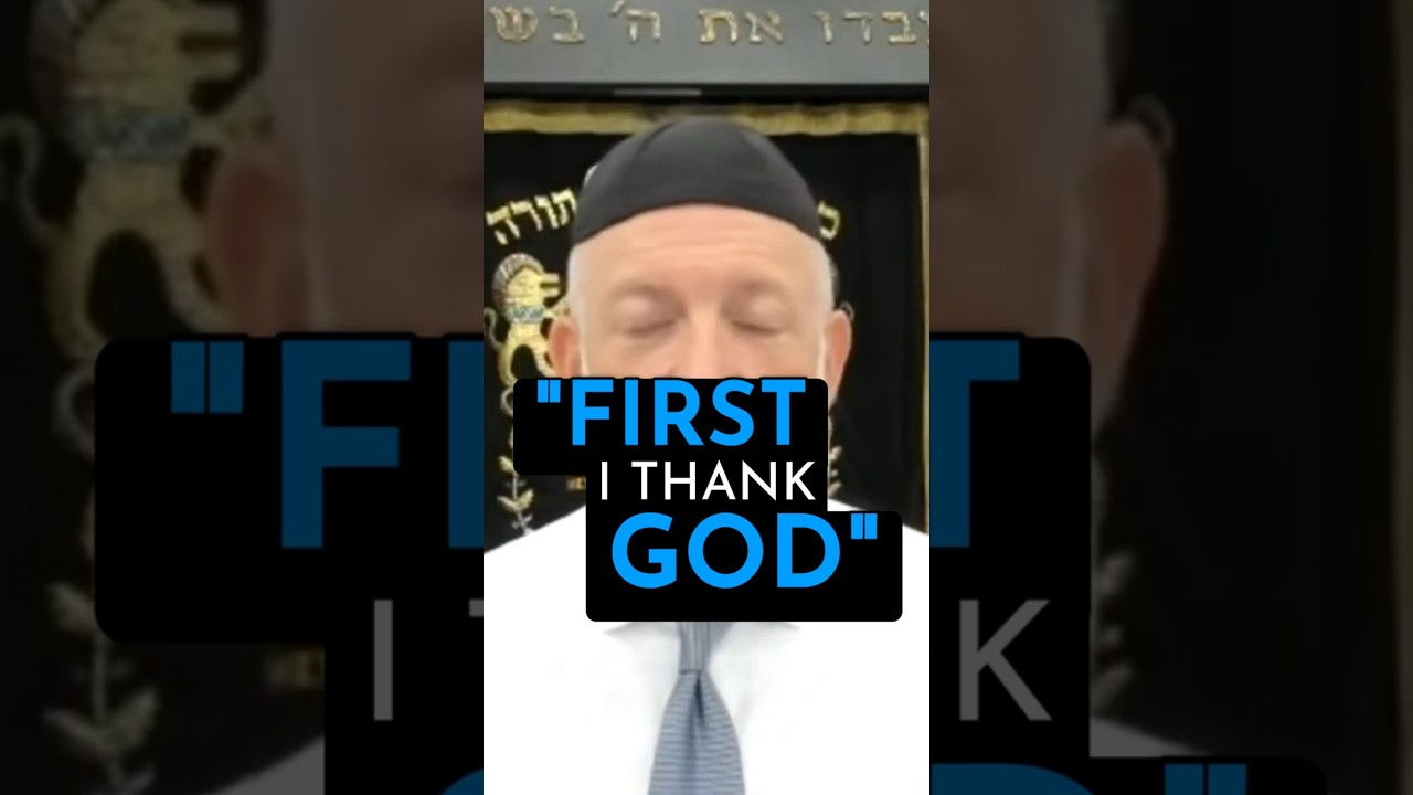 "FIRST I thank GOD"
