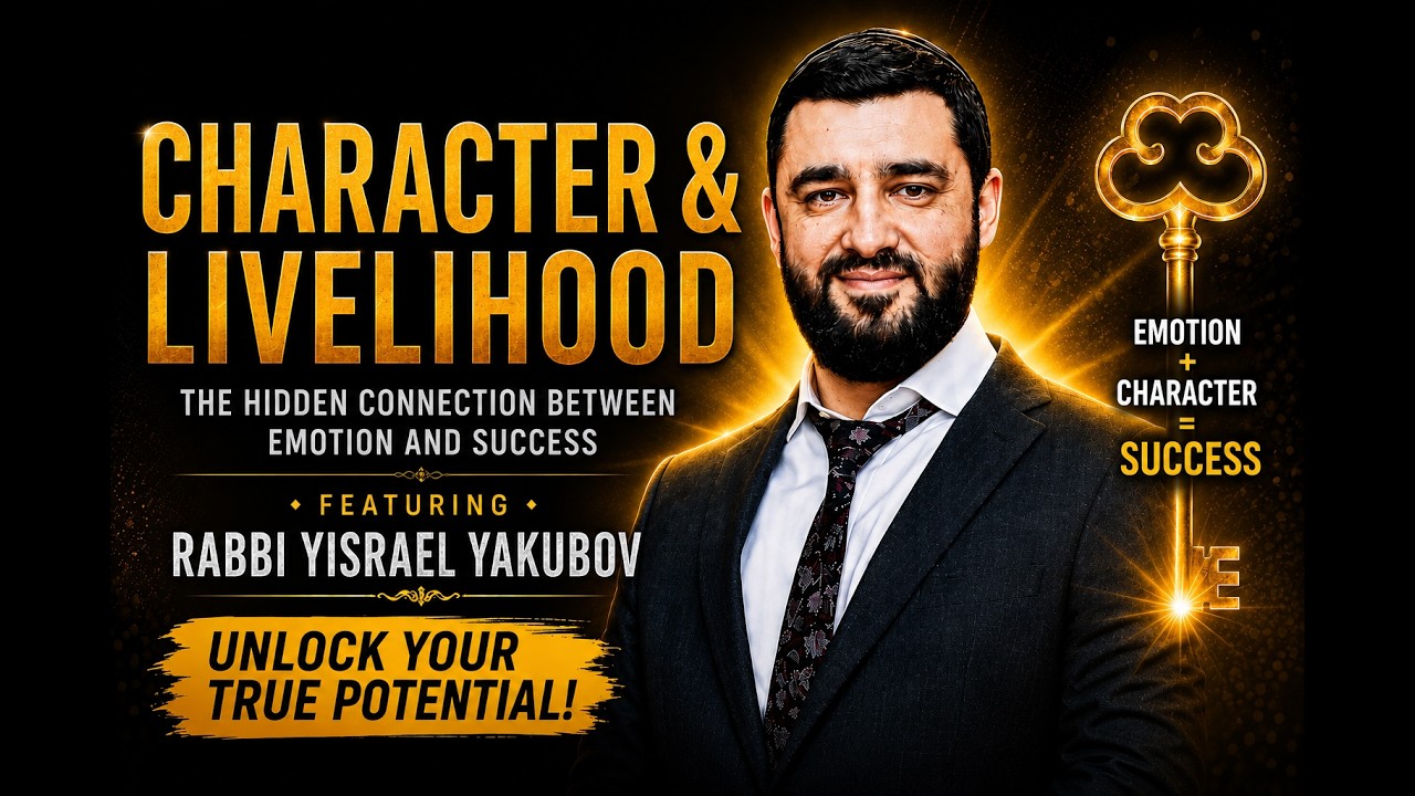 Rabbi Yisrael Yakubov - Character & Livelihood: The Hidden Connection Between Emotion & Success