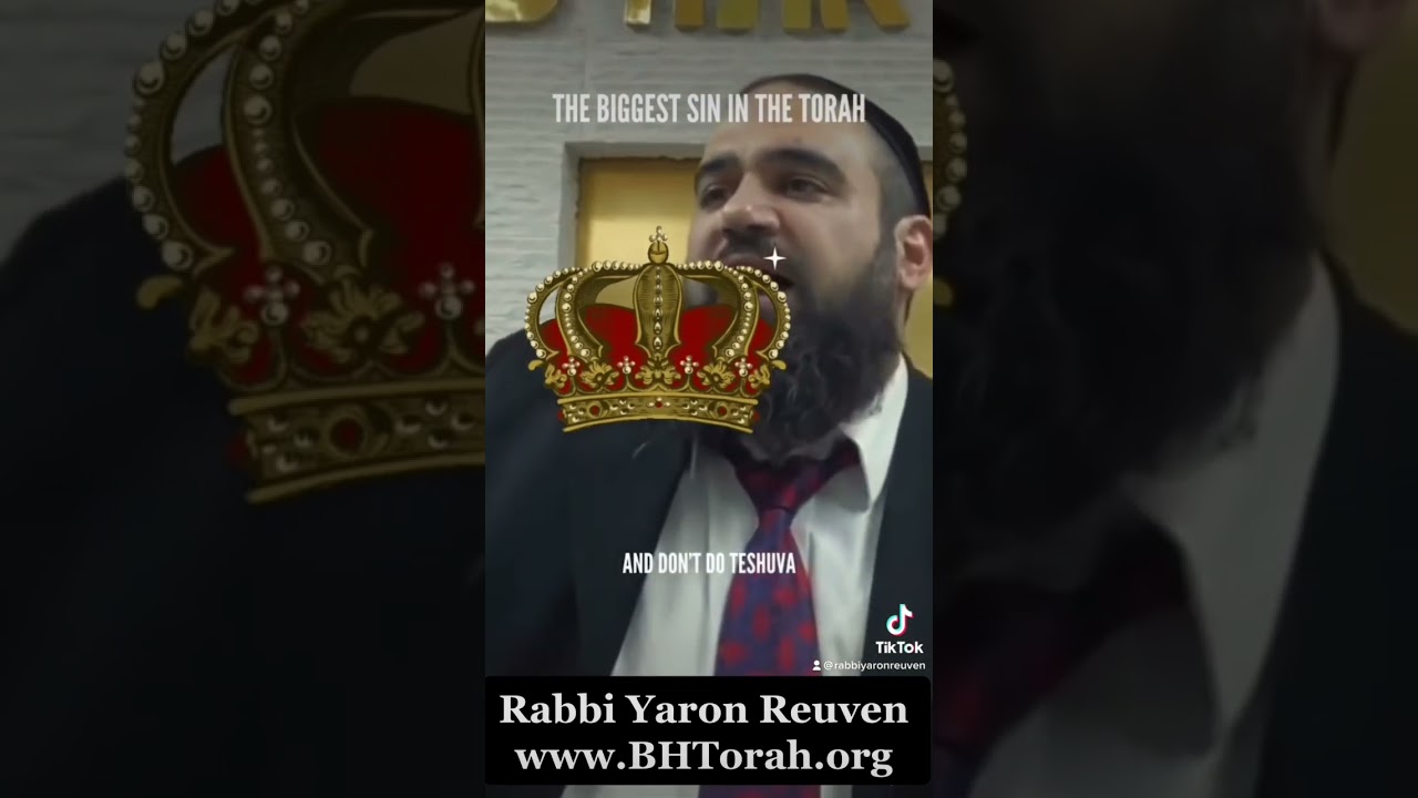 The Biggest Sin In The TORAH DEFINITION #rabbiyaronreuven #judaism #wastingseed #karet